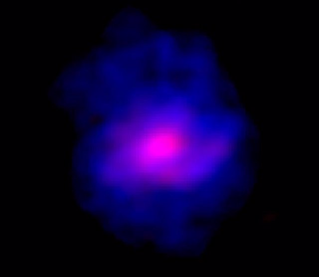 Una imagen de ALESS 073.1 apenas 1.200 millones de años después del Big Bang.