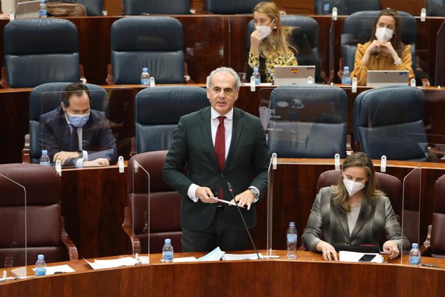 El consejero madrileño de Sanidad, Enrique Ruiz Escudero