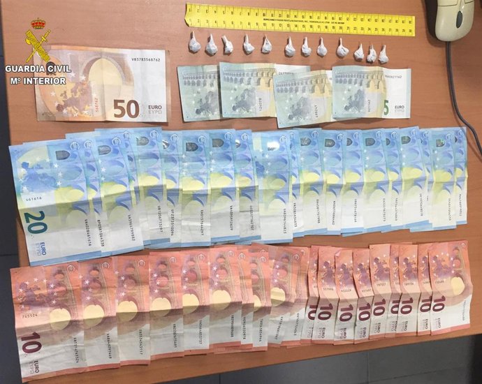 Droga y dinero incautados