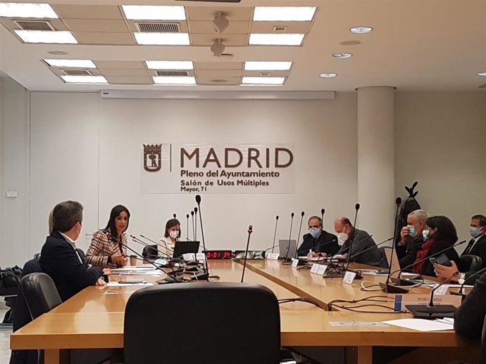 La vicealcaldesa, Begoña Villacís, en la comisión de Vicealcaldía