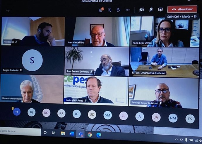 Reunión de la junta directiva de Cepesca