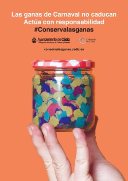 Cartel de la campaña de Carnaval 'Conserva las ganas'