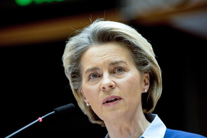 La presidenta de la Comisión Europea, Ursula von der Leyen