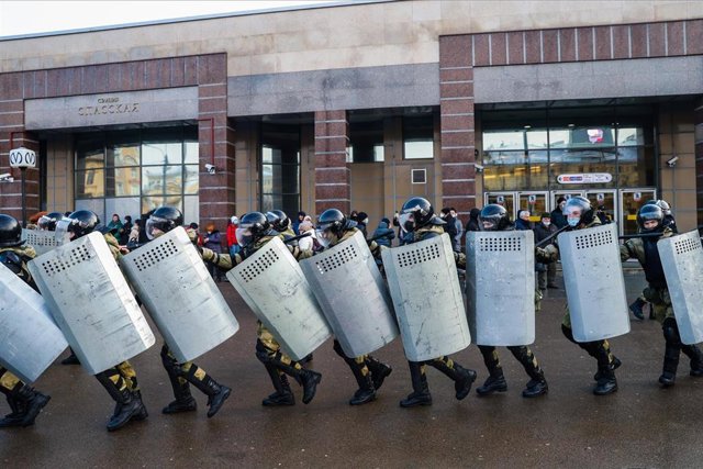 Protestas opositoras para pedir la liberación de Navalni el 31 de enero