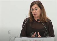 Armengol asegura que está "muy contenta" con el trabajo de todo el personal de Salud, que no sufrirá cambios