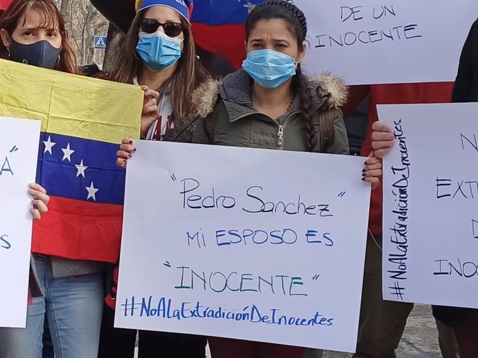 Cismary Marcano, mujer del opositor venezolano Ernesto Quintero, pide al Gobierno de España que no le extradite a Venezuela