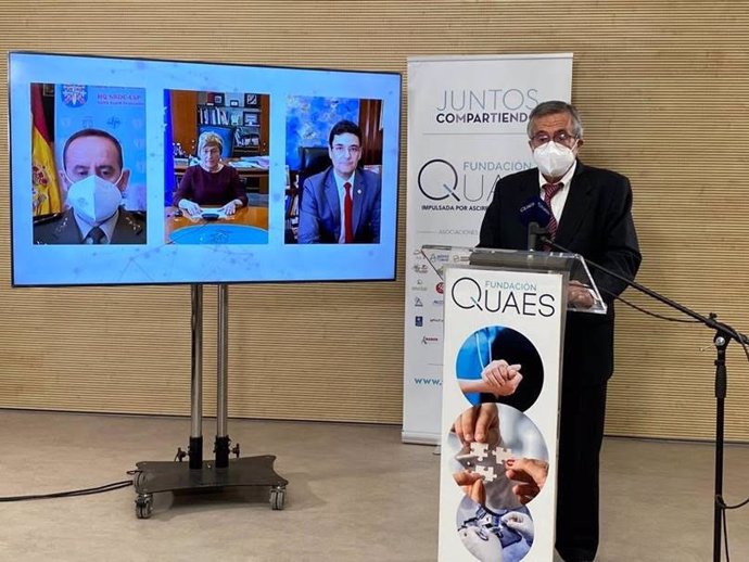 El presidente de la Fundación QUAES, Javier Benítez