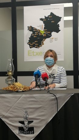 La portavoz de Etxerat, Patricia Vélez