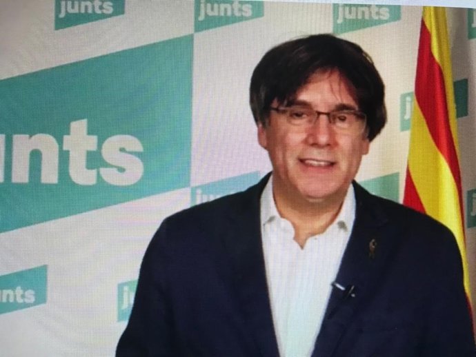 El expresidente de la Generalitat Carles Puigdemont