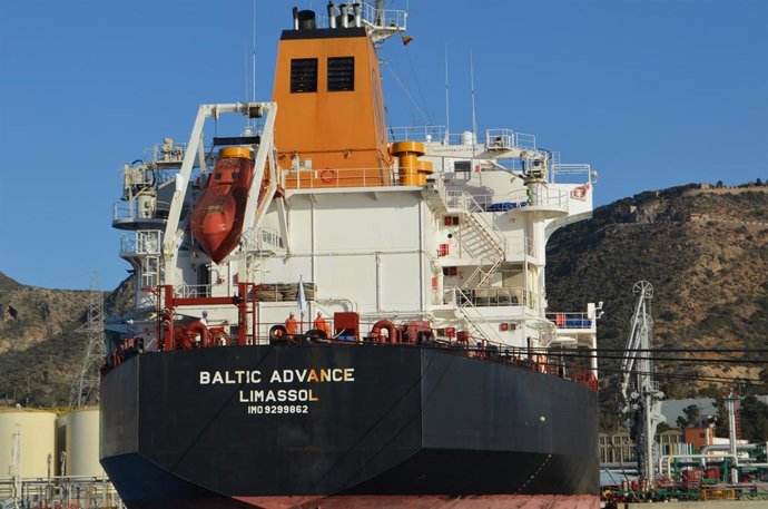 Imagen de un avituallamiento en el Puerto de Cartagena