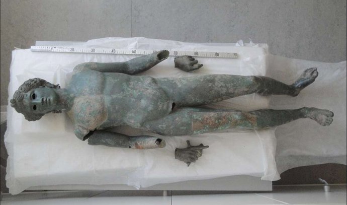 Córdoba.-Consejo.- La Junta protege como BIC los efebos Apolíneo y Dionisíaco incautados por la Policía en Pedro Abad