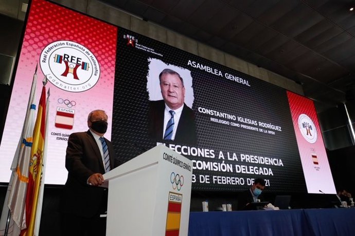 Constantino Iglesias, reelegido presidente de la Real Federación Española de Halterofilia