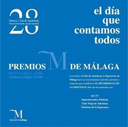 Cartel premios M de Málaga 2020