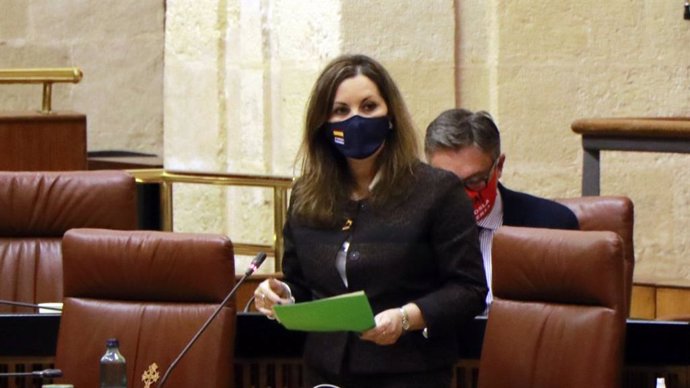Ángela Mulas, en el Parlamento, en una foto de archivo