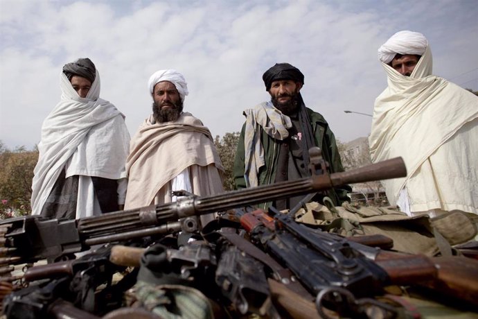 Milicianos talibán en Herat