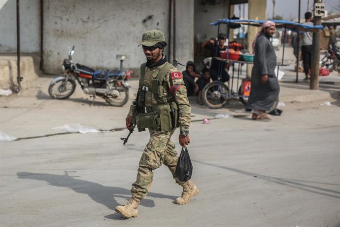 Un soldado turco en Siria en una imagen de archivo.