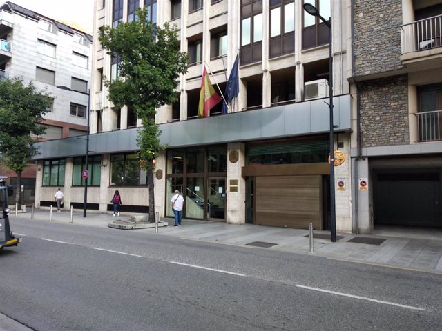 El edificio de la Embajada y Consulado General de España en Andorra