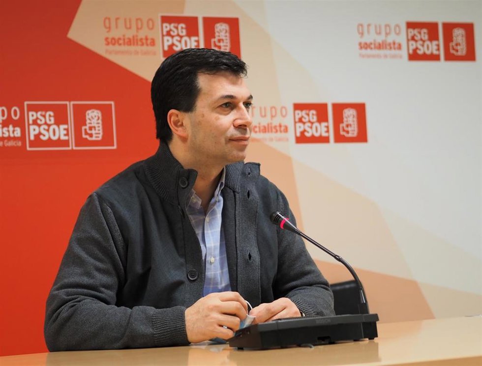 Gonzalo Caballero en rueda de prensa