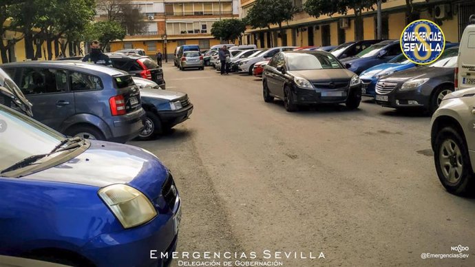 Accidente de circulación en la calle Ciudad de Buñol