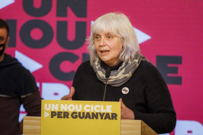 La candidata de la CUP a les Eleccions, Dolors Sabater.