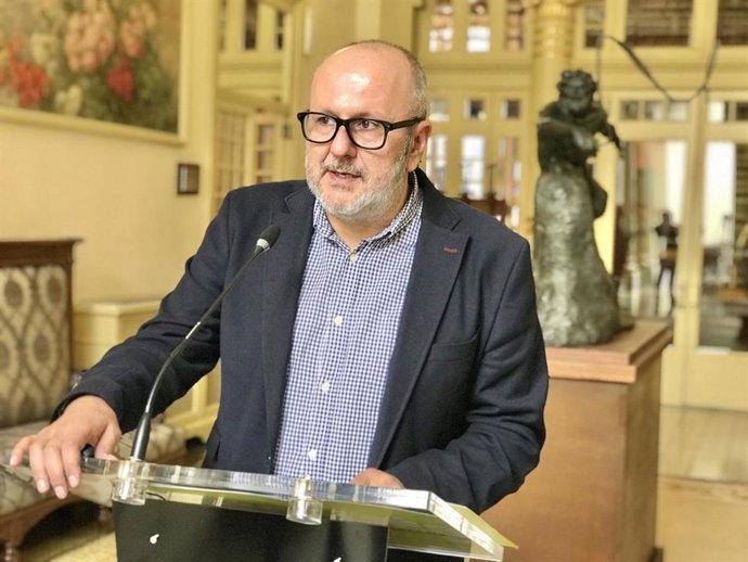 El portavoz del Grupo MÉS per Mallorca en el Parlament, Miquel Enseyat.