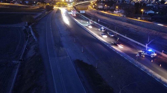 Imagen de un control de la Policía Local