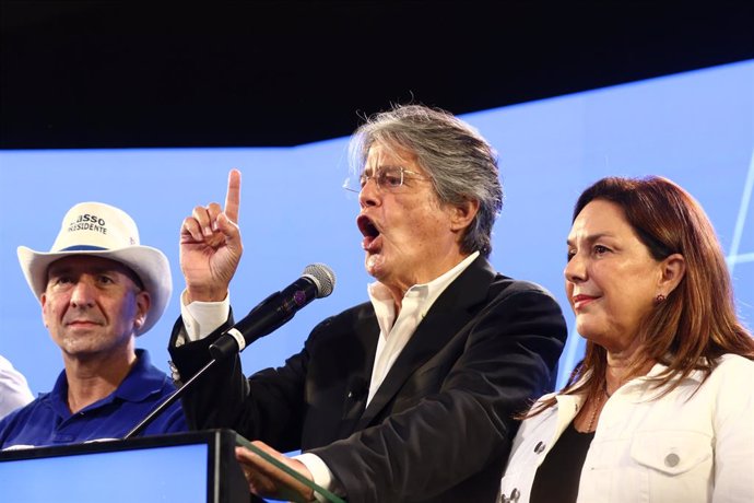 El candidato presidencial ecuatoriano Guillermo Lasso