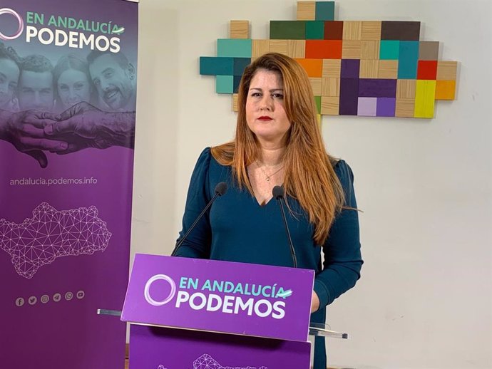 La coportavoz de Podemos Andalucía Susana Serrano.