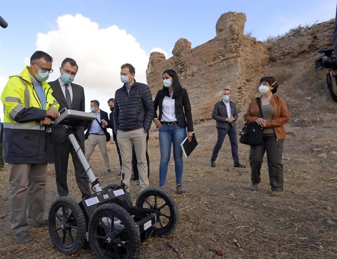 Ballesta vista los trabajos en el yacimiento de Monteagudo