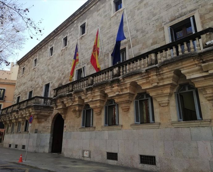 Fachada del TSJIB y la Audiencia Provincial.