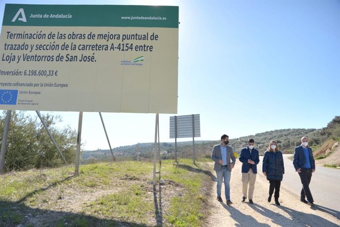La Junta inicia la mejora de la carretera entre Loja y Ventorros, en la provincia de Granada