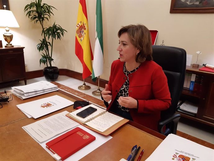 La delegada del Gobierno en Andalucía, Sandra García.