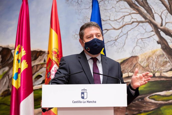 El jefe del Ejecutivo de Castilla-La Mancha, Emiliano García-Page, en Nerpio