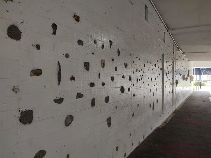 Imagen del rocódromo de Ansio, en Barakaldo.