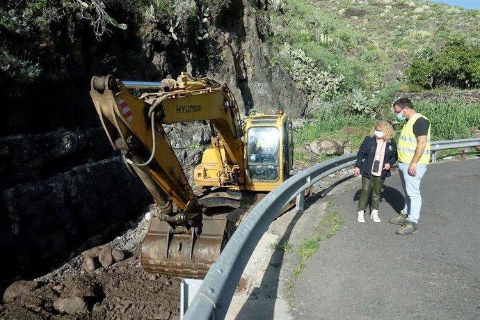 Obras en el barranco de El Cercado, en Santa Cruz de Tenerife