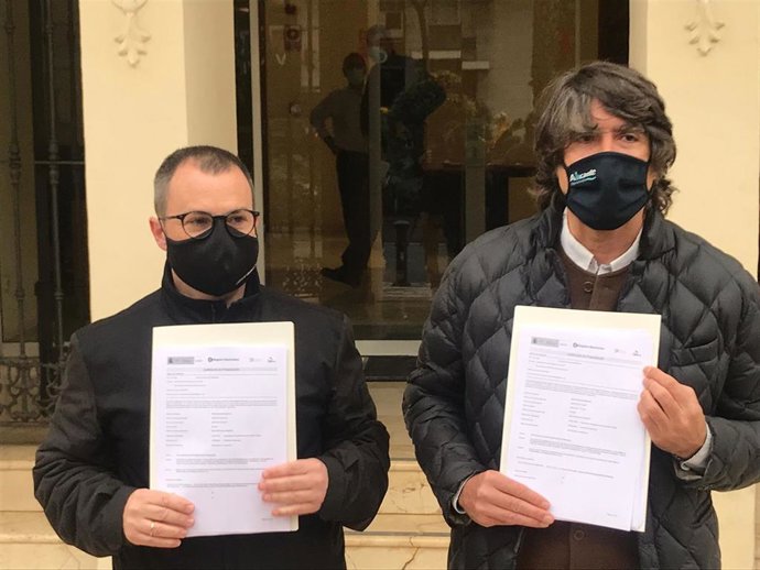 El presidente de ARA, César Anca, y de ALROA, Francisco Javier Galdeano