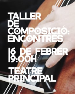 Cartel del taller de composición 'Encontres'.