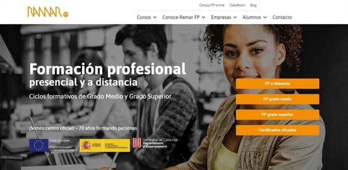 Nueva web Ramar FP