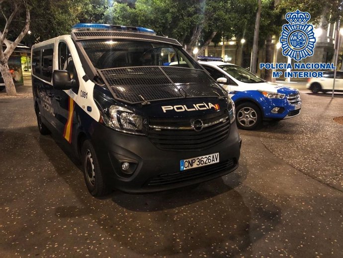 Coche de la Policía Nacional en Santa Cruz de Tenerife