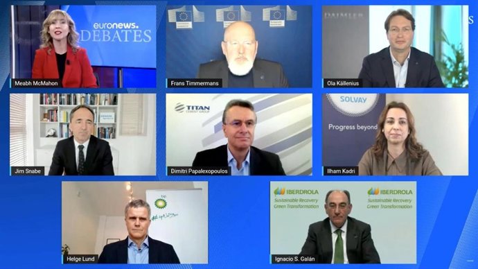 El presidente de Iberdrola, Ignacio Galán, participa en un debate organizado por la European Round Table for the Industry (ERT)