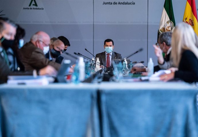 Imagen de archivo de la reunión del Consejo de Gobierno de la Junta de Andalucía. 