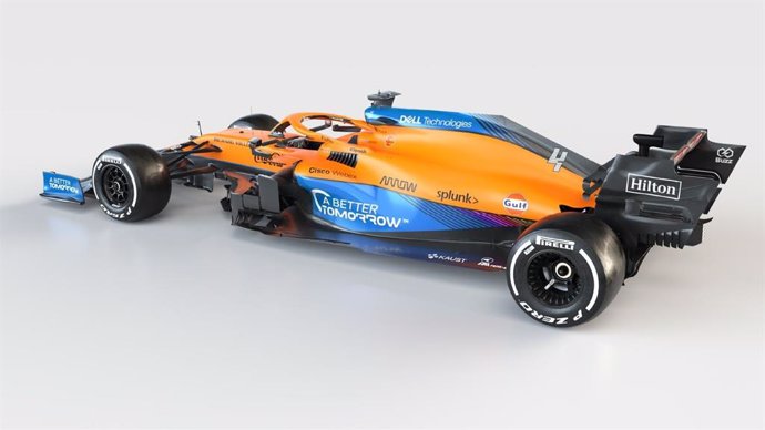 Imagen del nuevo MCLM35 del equipo McLaren para la temporada 2021 del Mundial de Fórmula 1