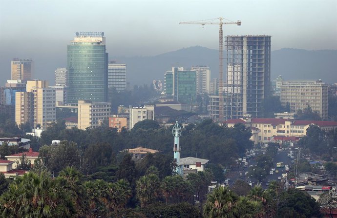 Addis Adeba, capital de Etiopía.