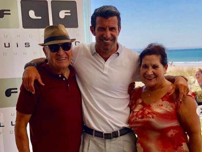 Luis Figo estaba muy unido a su madre, Maria Joana Pestana