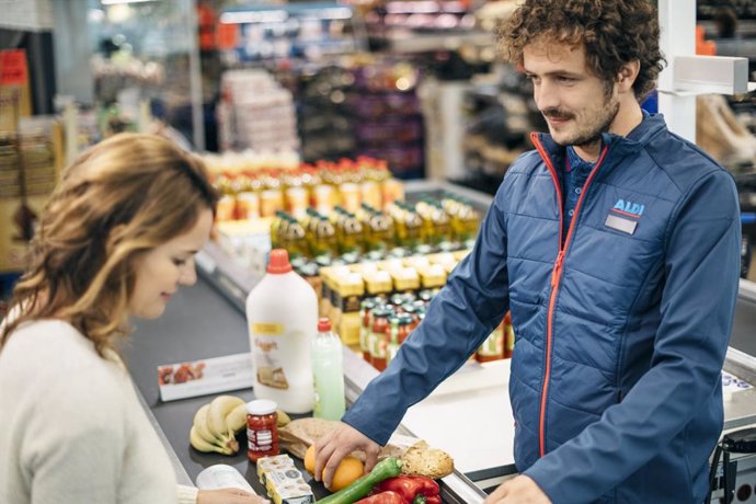 Trabajador de Aldi