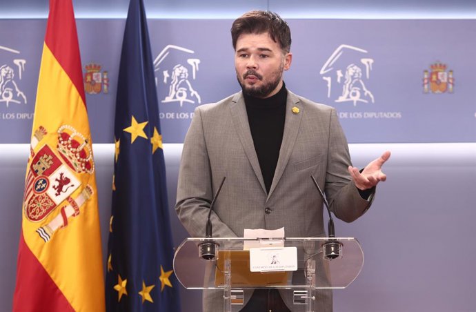 El portaveu d'ERC al Congrés dels Diputats, Gabriel Rufián