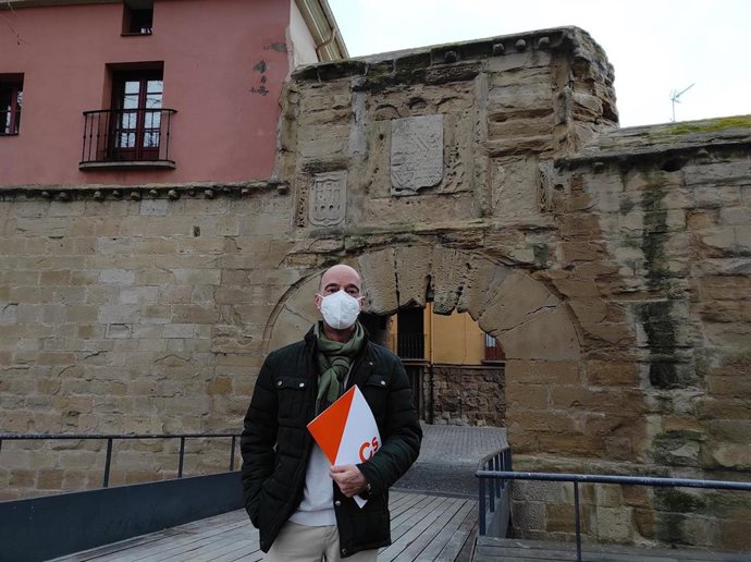 El portavoz del Grupo Municipal de Cs en Logroño, Ignacio Tricio