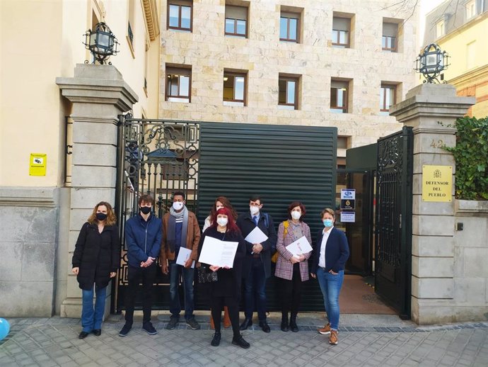 Representantes de la Coordinadora Tercer Sector, apoyado por representantes de Más Madrid y Unidas Podemos, piden que Defensor del Pueblo investigue supresión de Dirección Igualdad del Ayuntamiento de Madrid