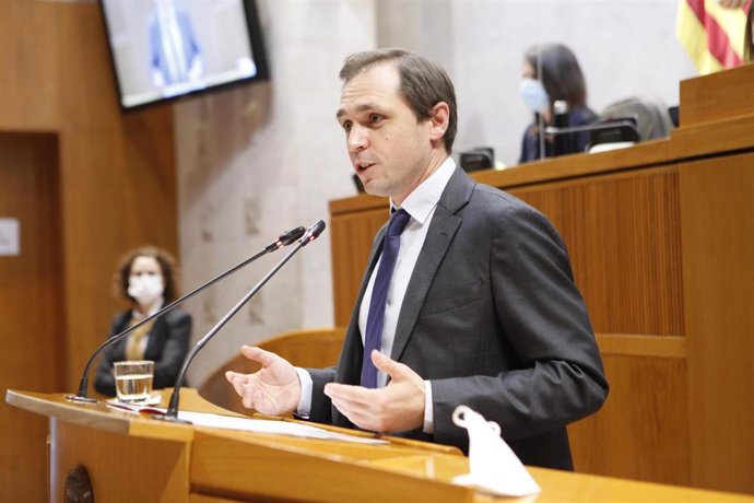 Foto de archivo del diputado de Ciudadanos en las Cortes de Aragón, Carlos Trullén.