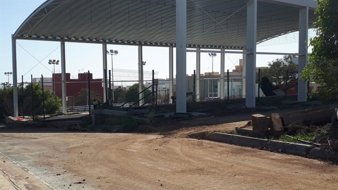 Complejo deportivo de Las Delicias, en obras